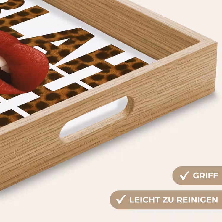 Tablett - Lippen - Rot - Zitat — 8