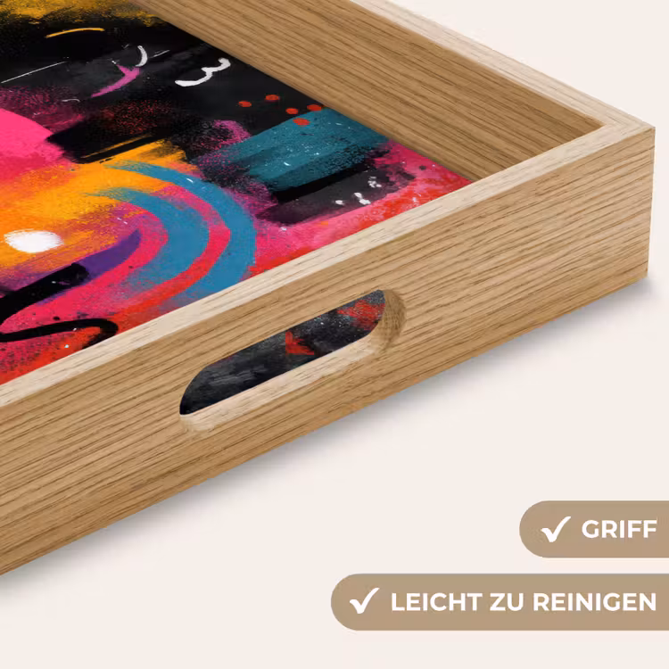 Tablett - Farbflächen - Formen - Bunt - Abstrakt — 8