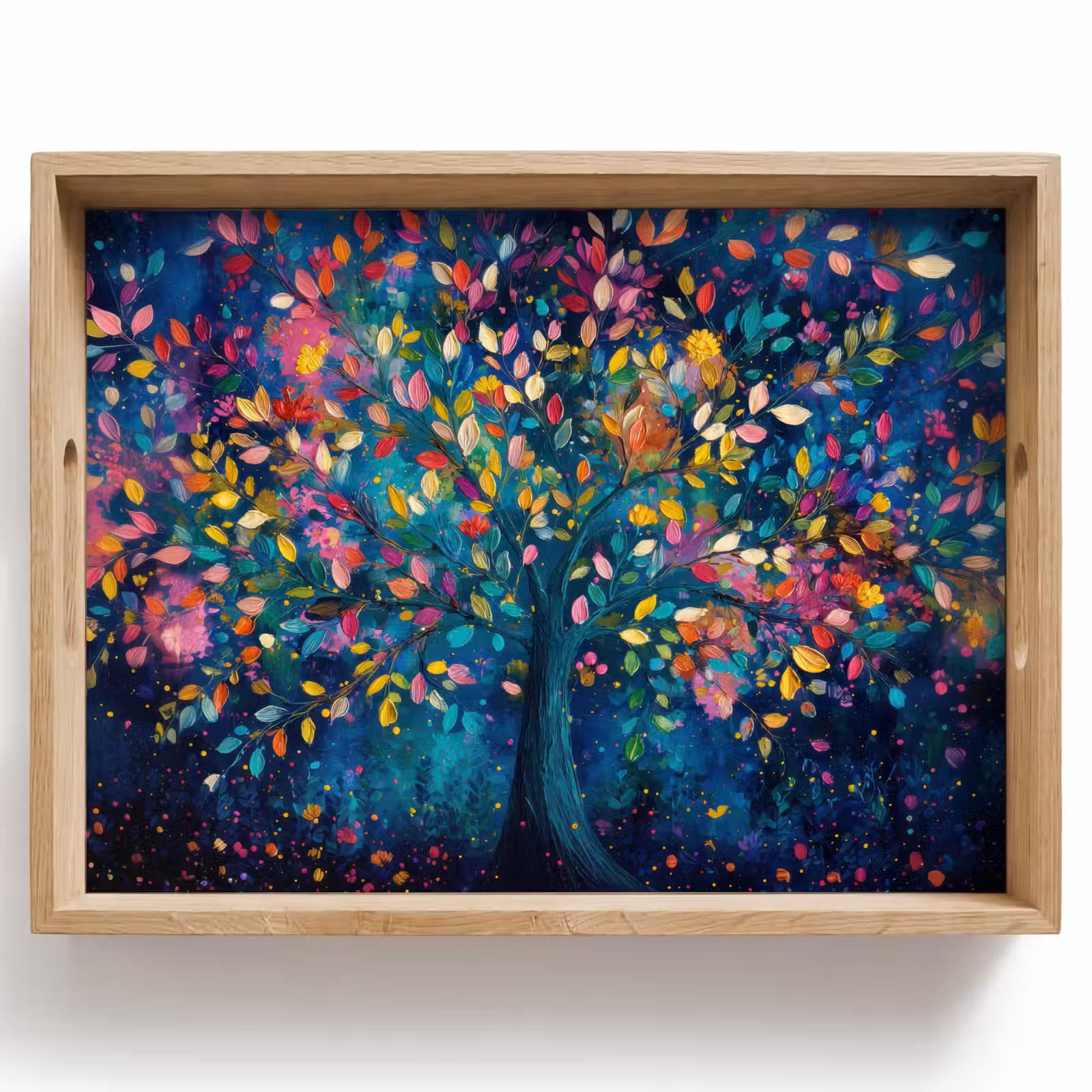 Tablett - Bunt - Baum - Magisch - Abstrakt — 1