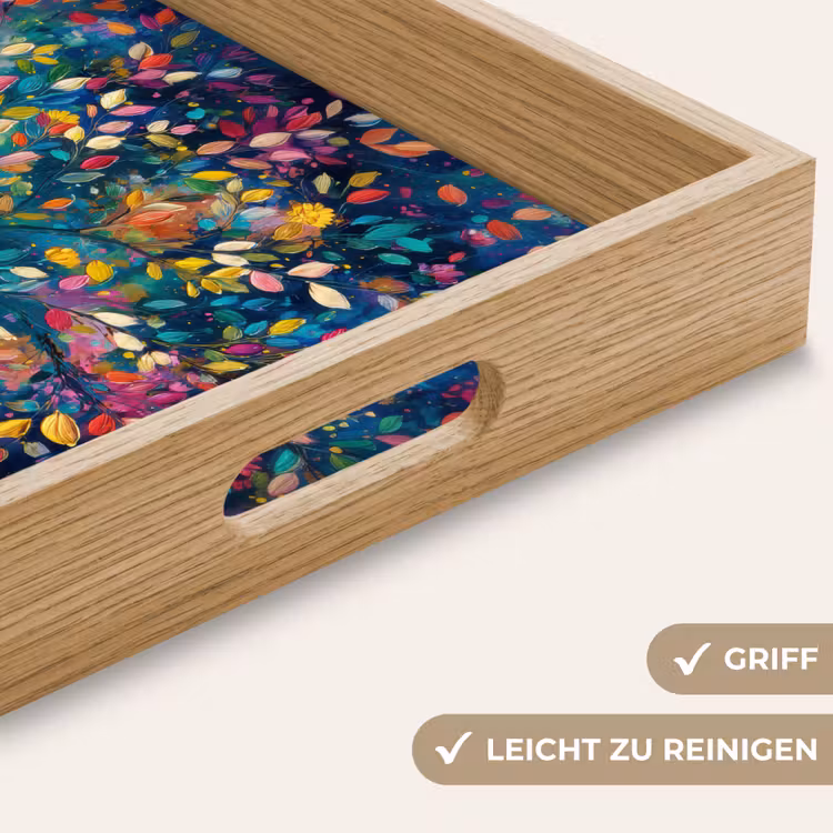 Tablett - Bunt - Baum - Magisch - Abstrakt — 8