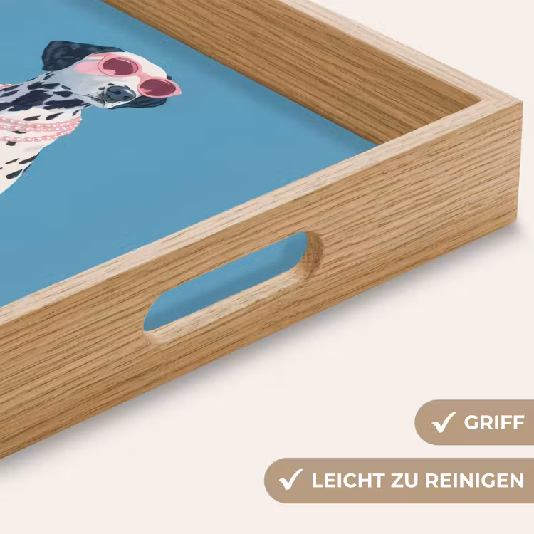 Tablett - Dalmatiner - Sonnenbrille - Blau — 8