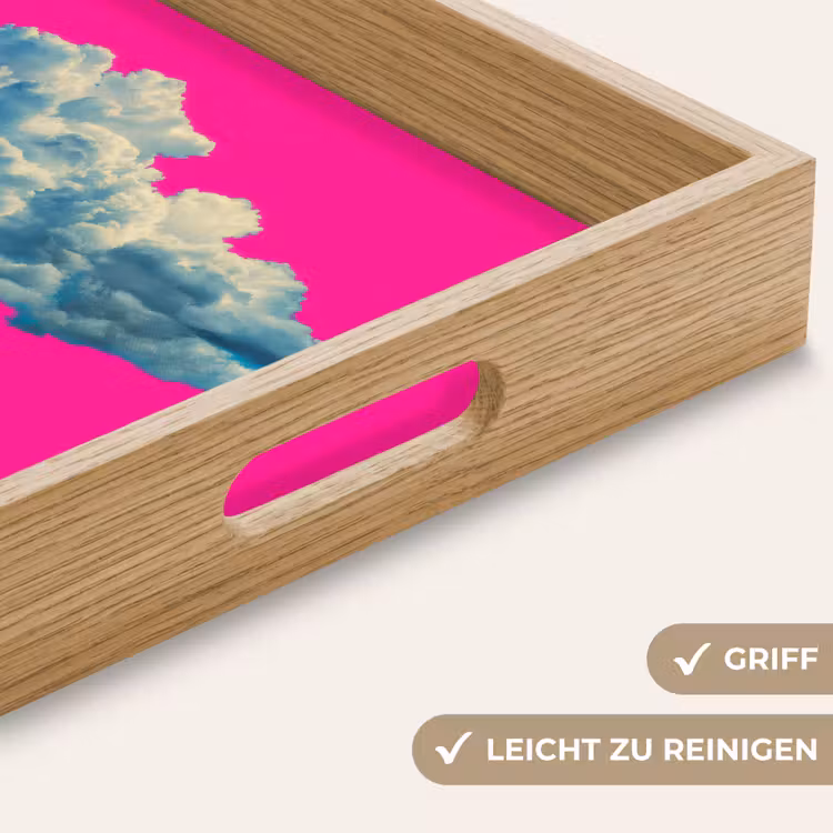Tablett - Mann - Anzug - Wolke - Rosa — 8