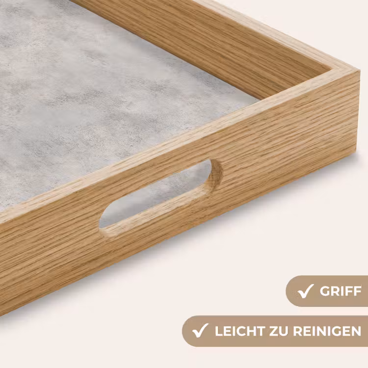 Tablett - Grau - Beton - Industriell — 8