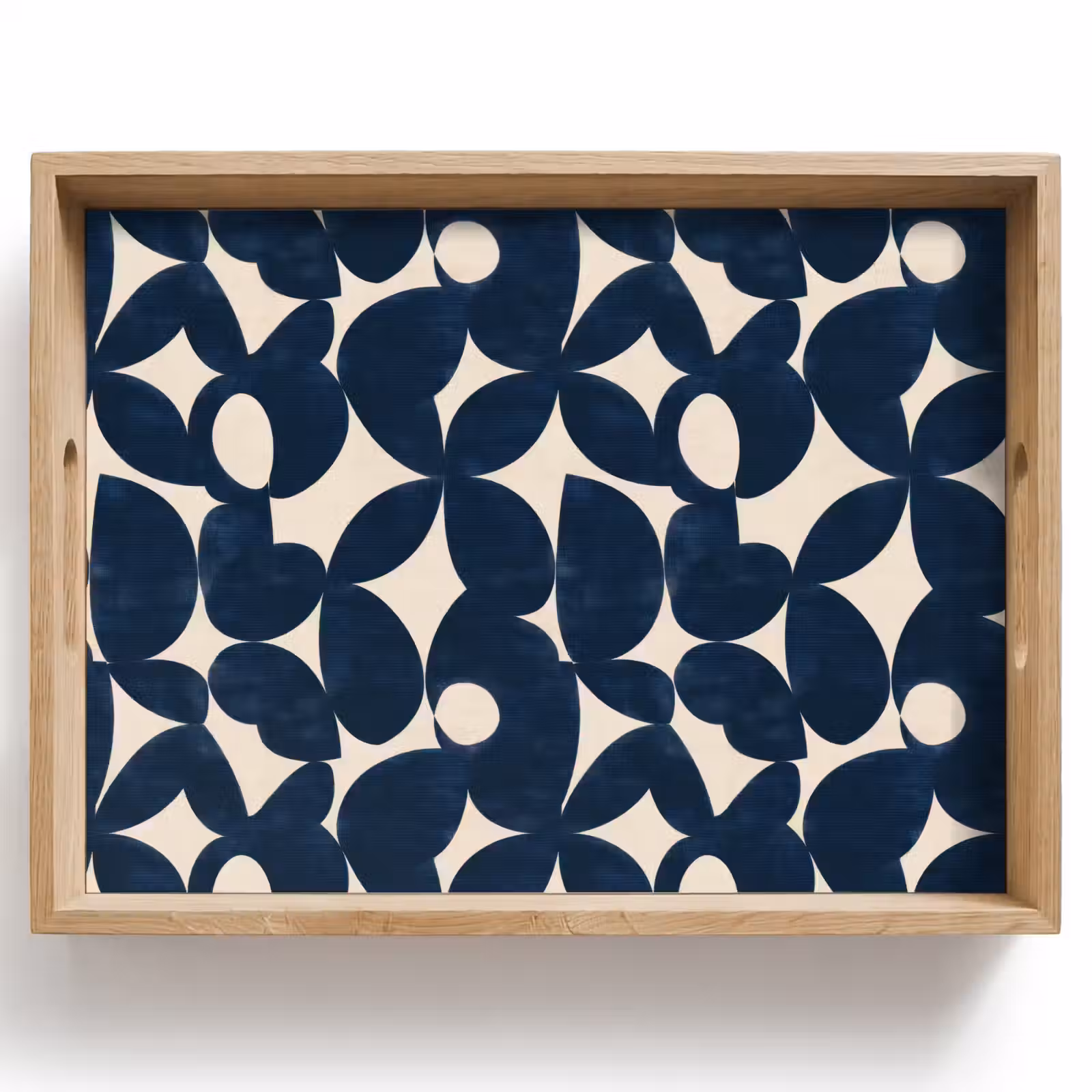 Tablett - Modern - Geometrisch - Blau — 1