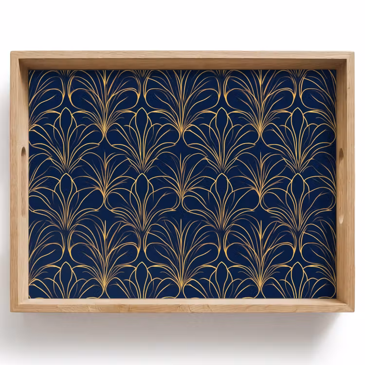 Tablett - Deco - Ventilator - Blau — 1