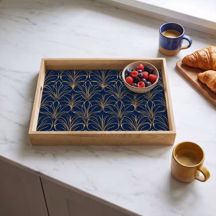 Tablett - Deco - Ventilator - Blau — 3