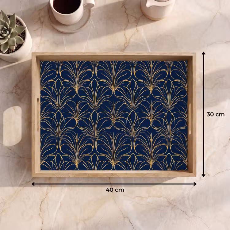 Tablett - Deco - Ventilator - Blau — 7