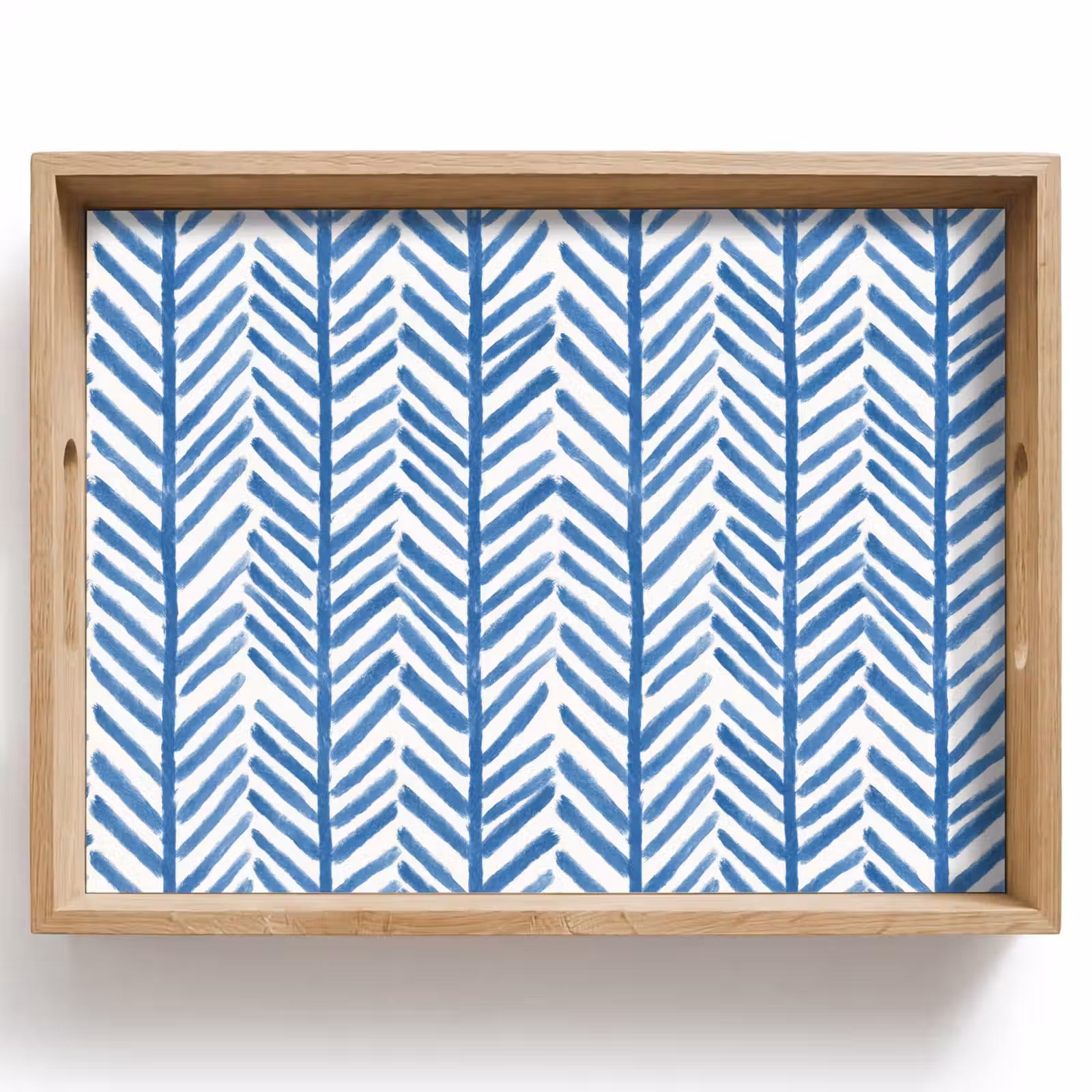 Tablett - Muster - Gestreift - Blau — 1
