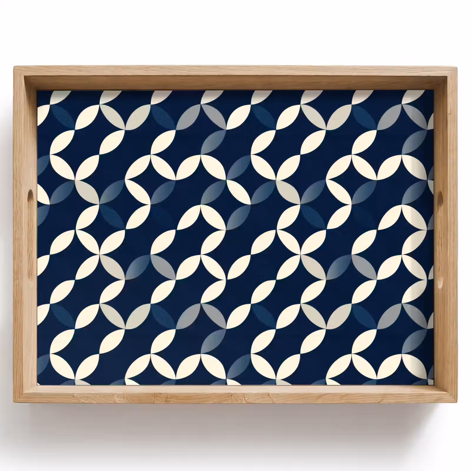 Tablett - Abstrakt - Muster - Blau — 1