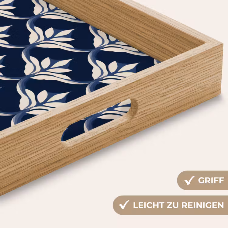 Tablett - Modern - Design - Blau — 8