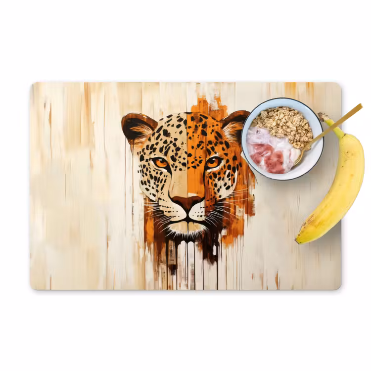 Tischset - Leopard - Symmetrisch - Streifen — 1