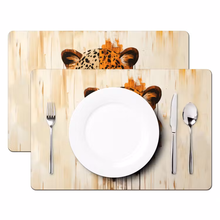 Tischset - Leopard - Symmetrisch - Streifen — 2