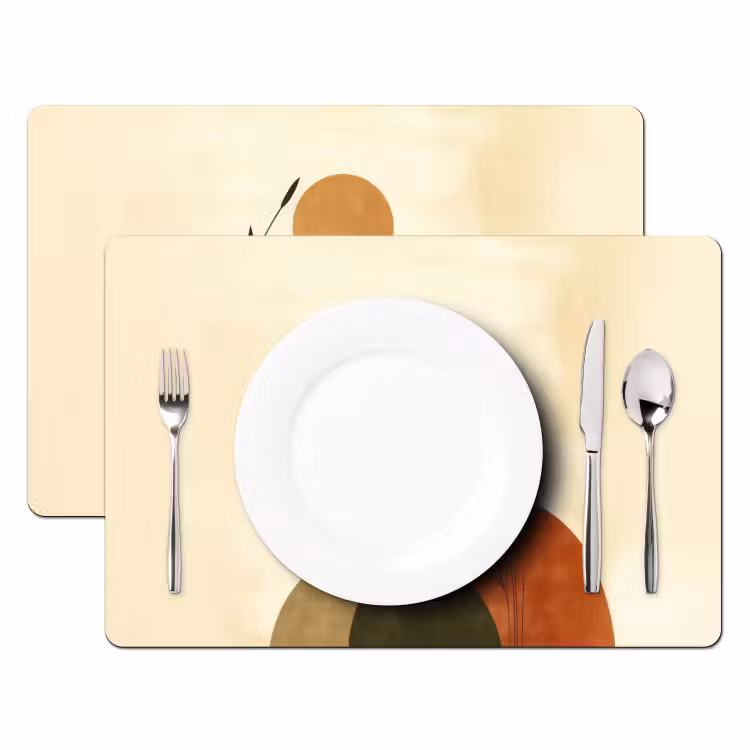 Tischset - Pflanzen - Abstrakt - Formen — 2
