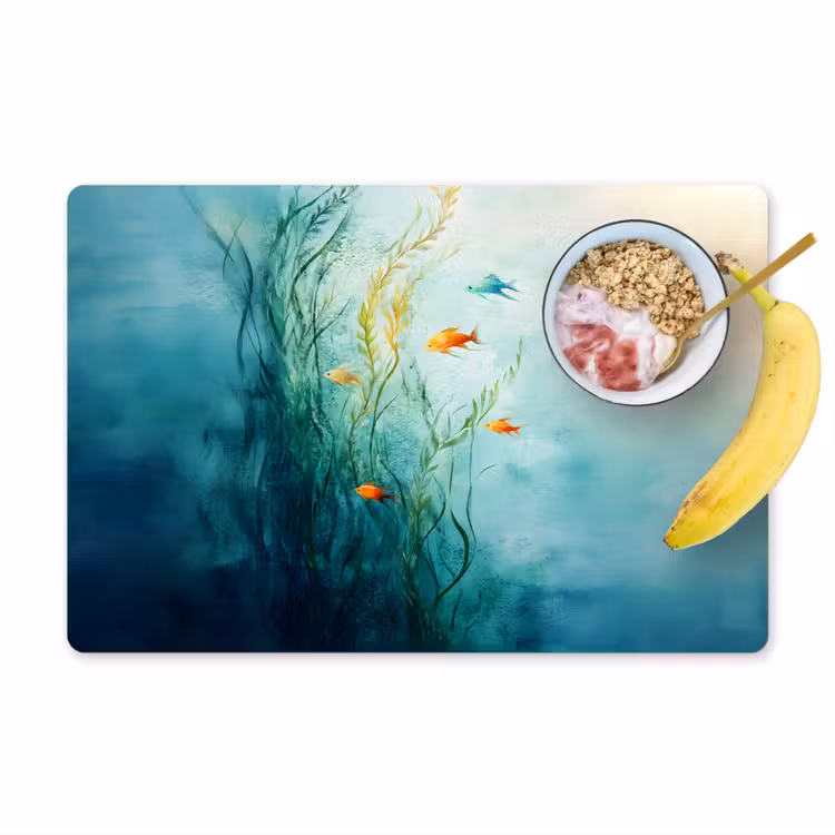 Tischset - Wasserpflanzen - Fische - Farbenfroh - Wasser — 1