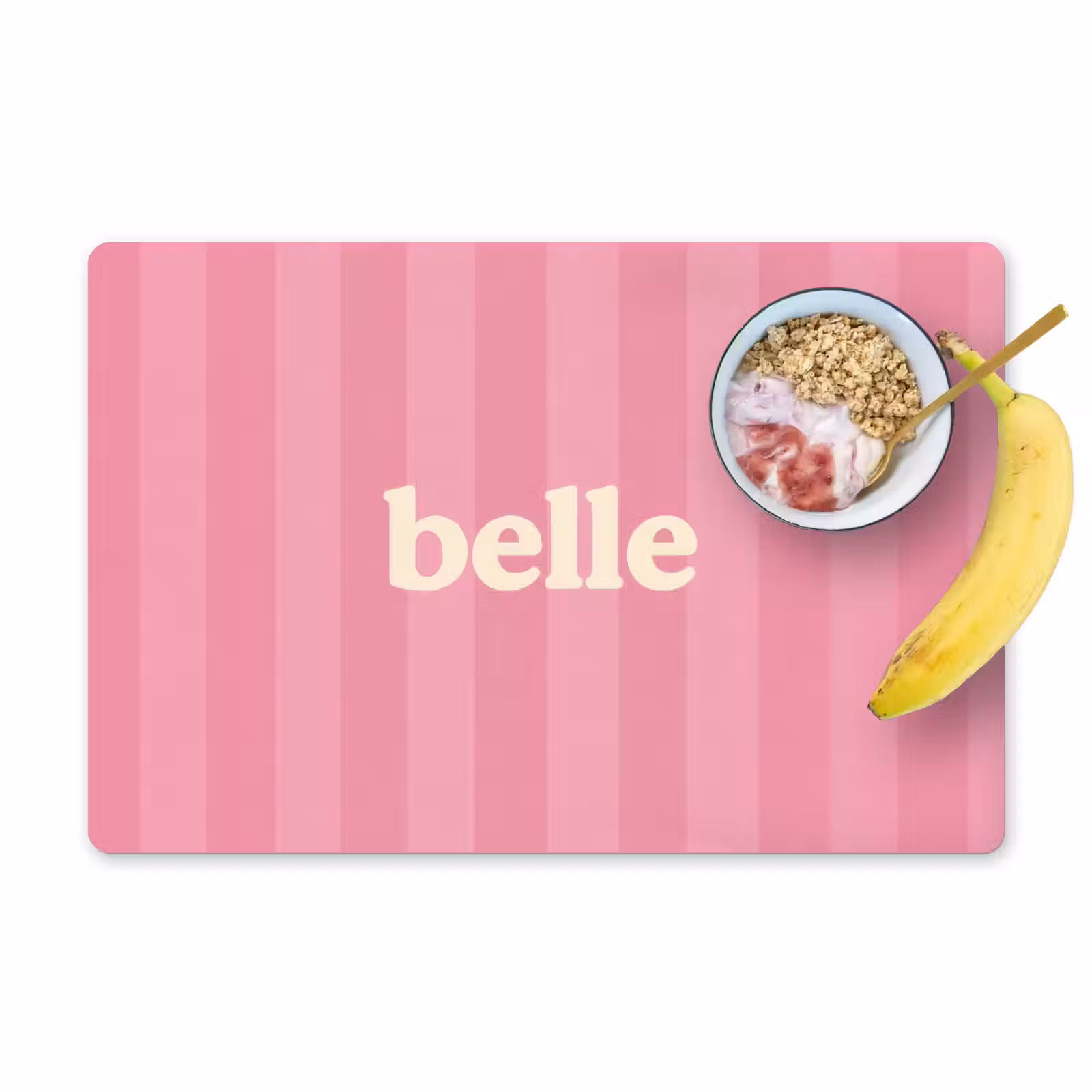 Tischset - Rosa - Gestreift - Belle — 1