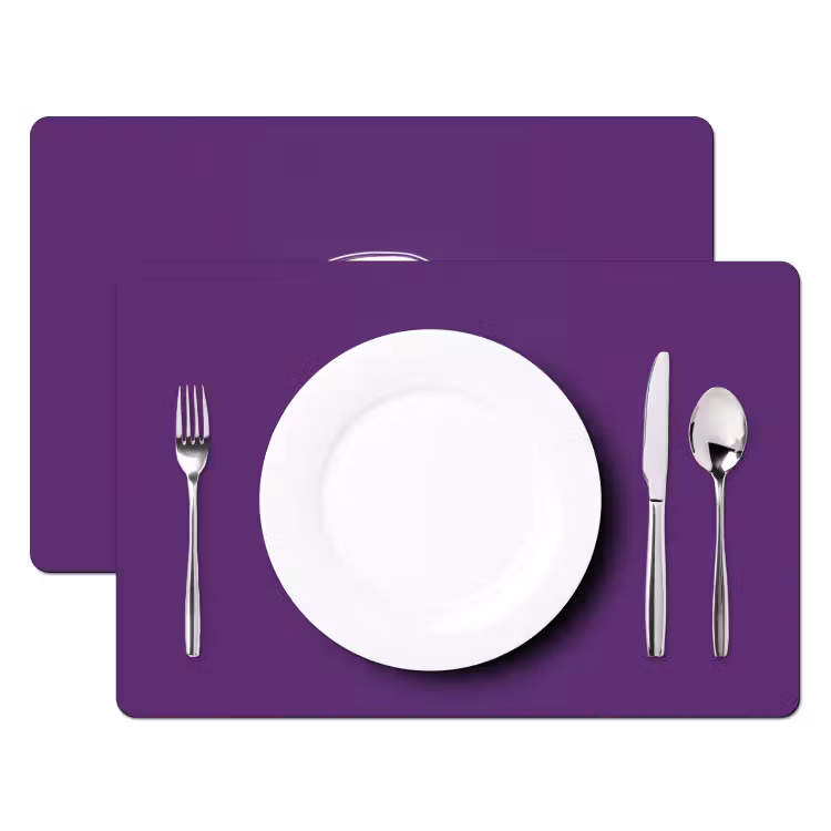 Tischset - Passionsfrucht - Samen - Lila - Minimalistisch — 2