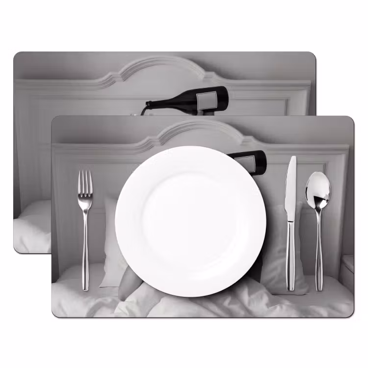 Tischset - Laken - Arme - Wein - Glas - 6 Stück — 2