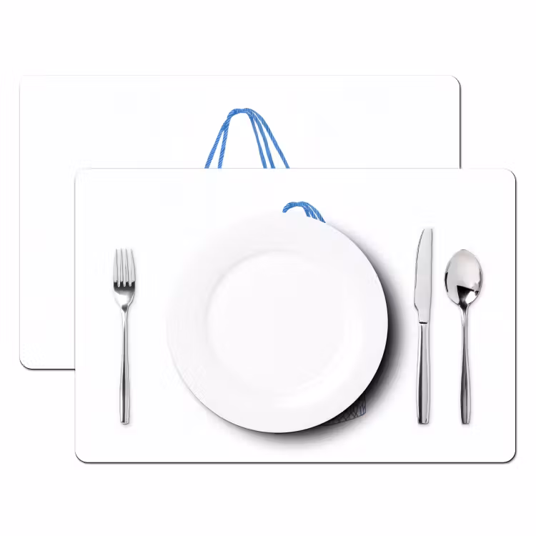 Tischset - Tasche - Blau - Zitronen - Illustration — 2