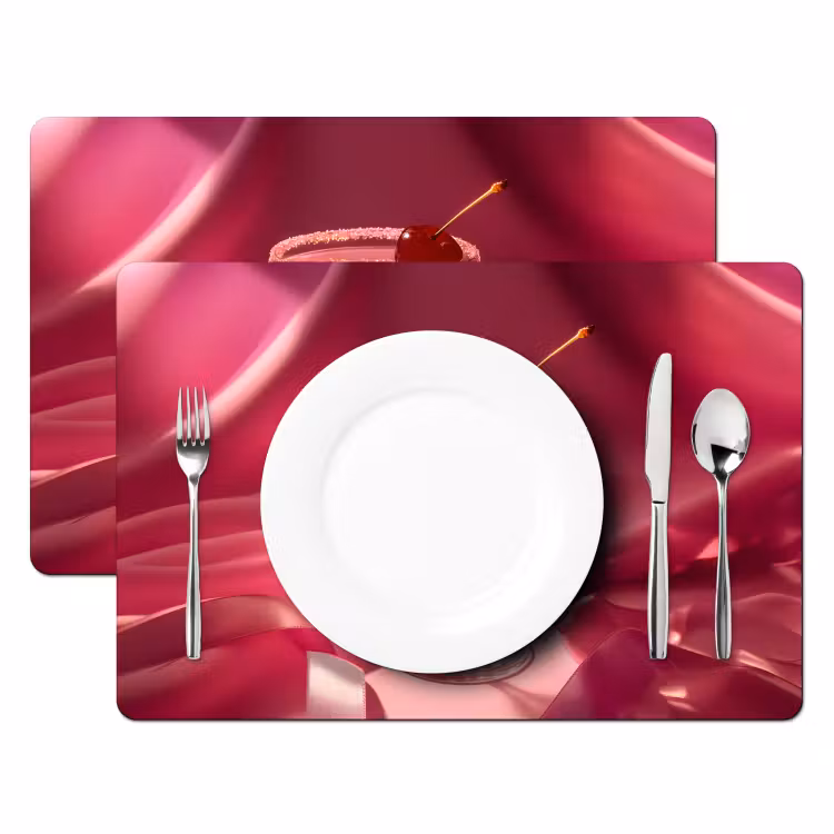 Tischset - Cocktail - Rosa - Luxe — 2