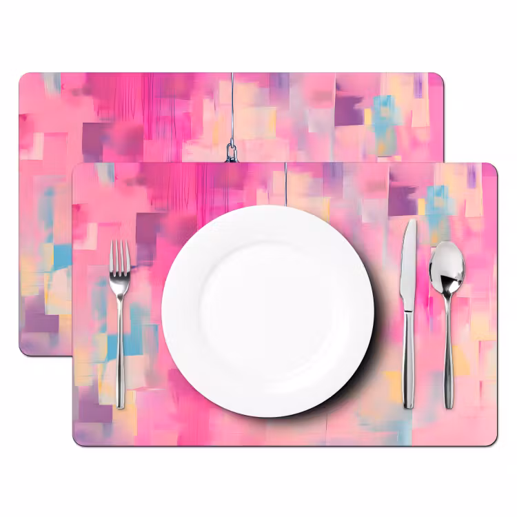 Tischset - Discoball - Rosa - Farbe — 2