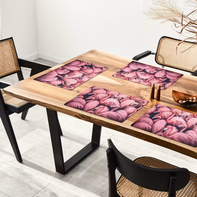 Tischset - Flamingo - Rosa - Tiere — 4