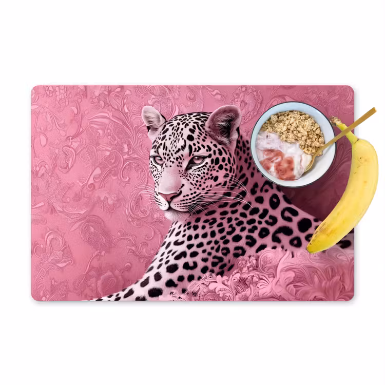 Tischset - Panther - Deluxe - Rosa — 1