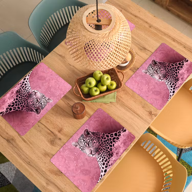 Tischset - Panther - Deluxe - Rosa — 3