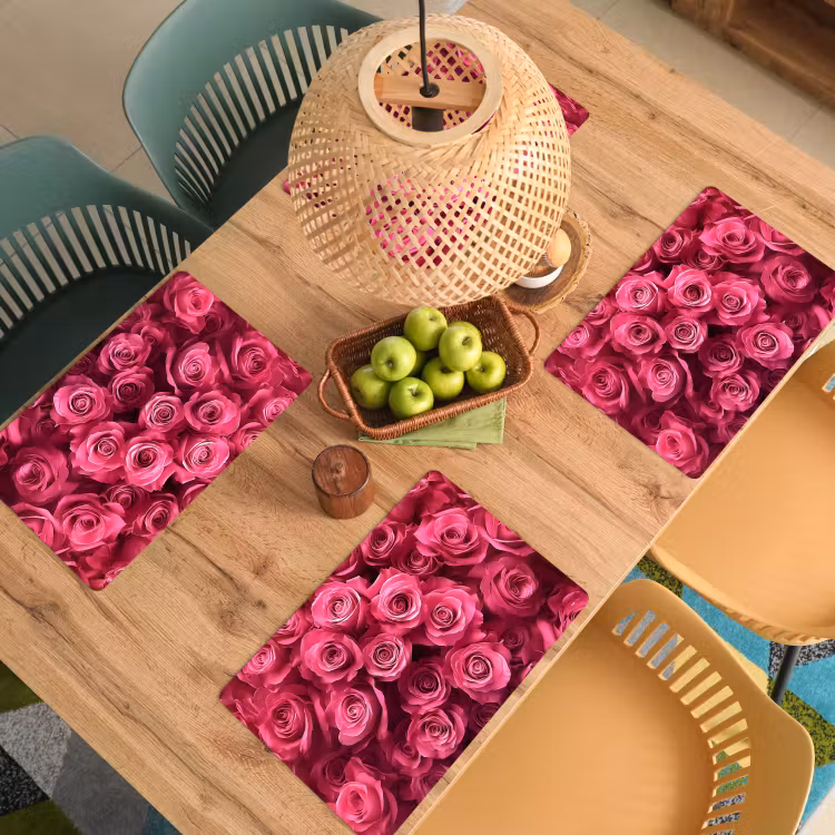 Tischset - Rosen - Rosa - Blume — 3