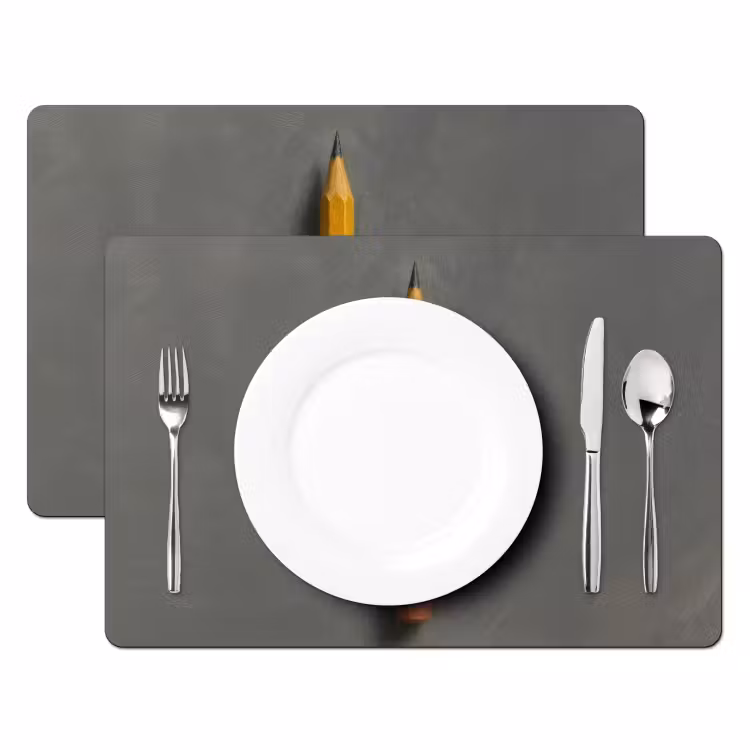 Tischset - Bleistift - Malerei - Gelb — 2