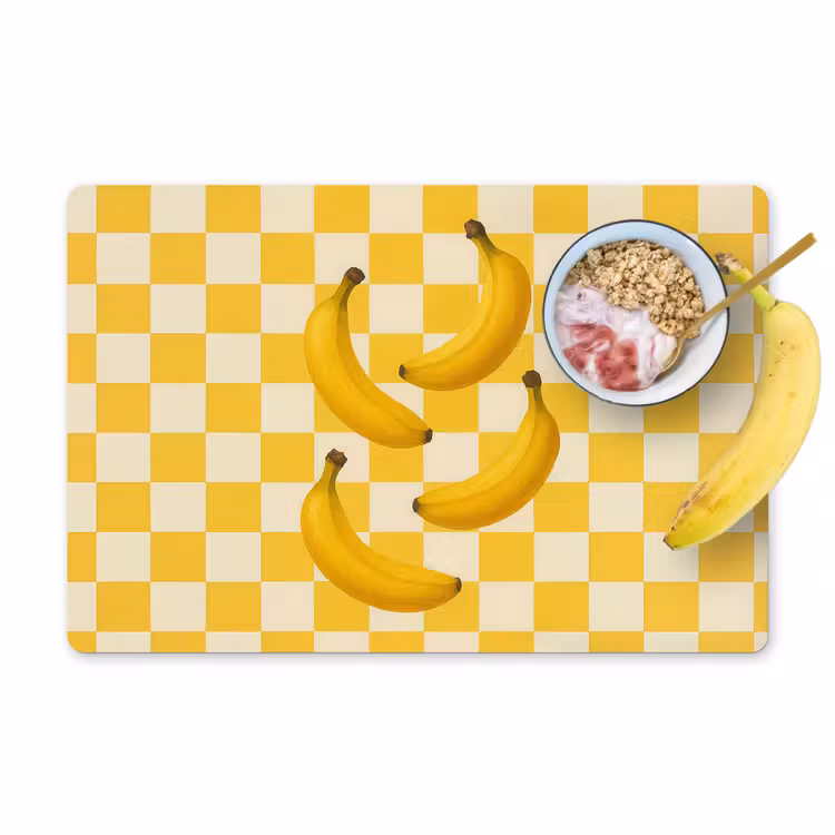 Tischset - Bananen - Gelb - Gesperrt - 6 Stück — 1