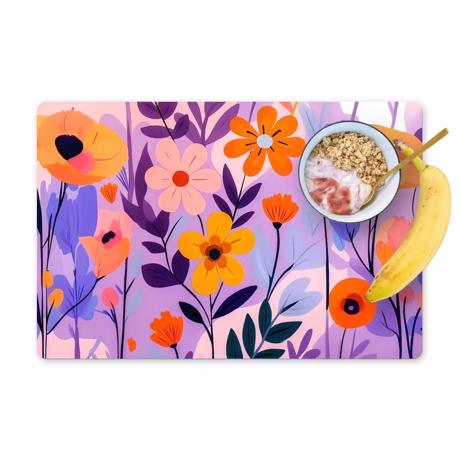 Tischset - Blumen - Bunt - Blätter — 1