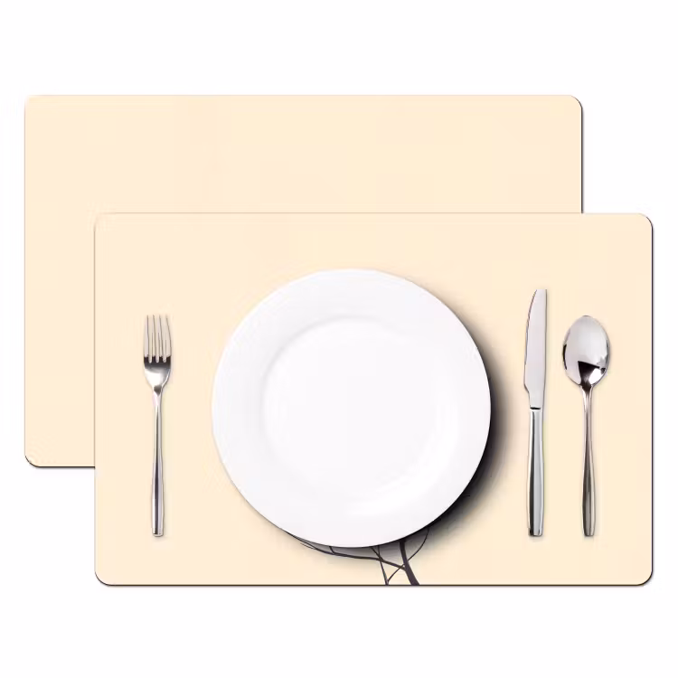 Tischset - Vogel - Schwarz - Zweig - Minimalistisch - 6 Stück — 2