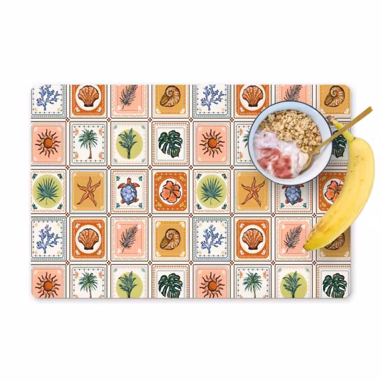 Tischset - Nostalgisch - Küste - Meer - Sommer - Multi — 1