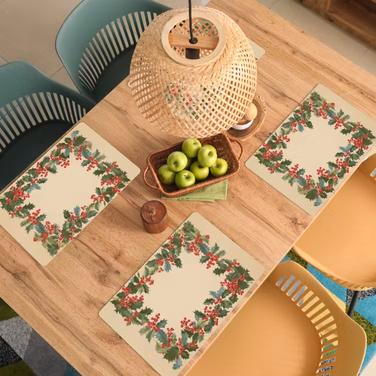 Tischset - Hulstrand - Beeren - Beige — 3
