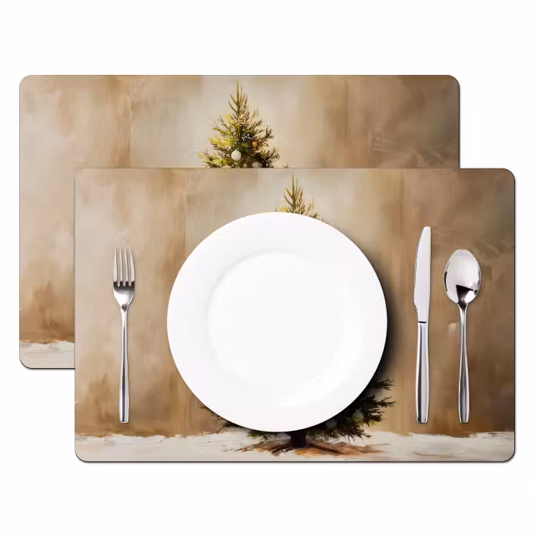 Tischset - Weihnachten - Atmosphäre - Grün — 2