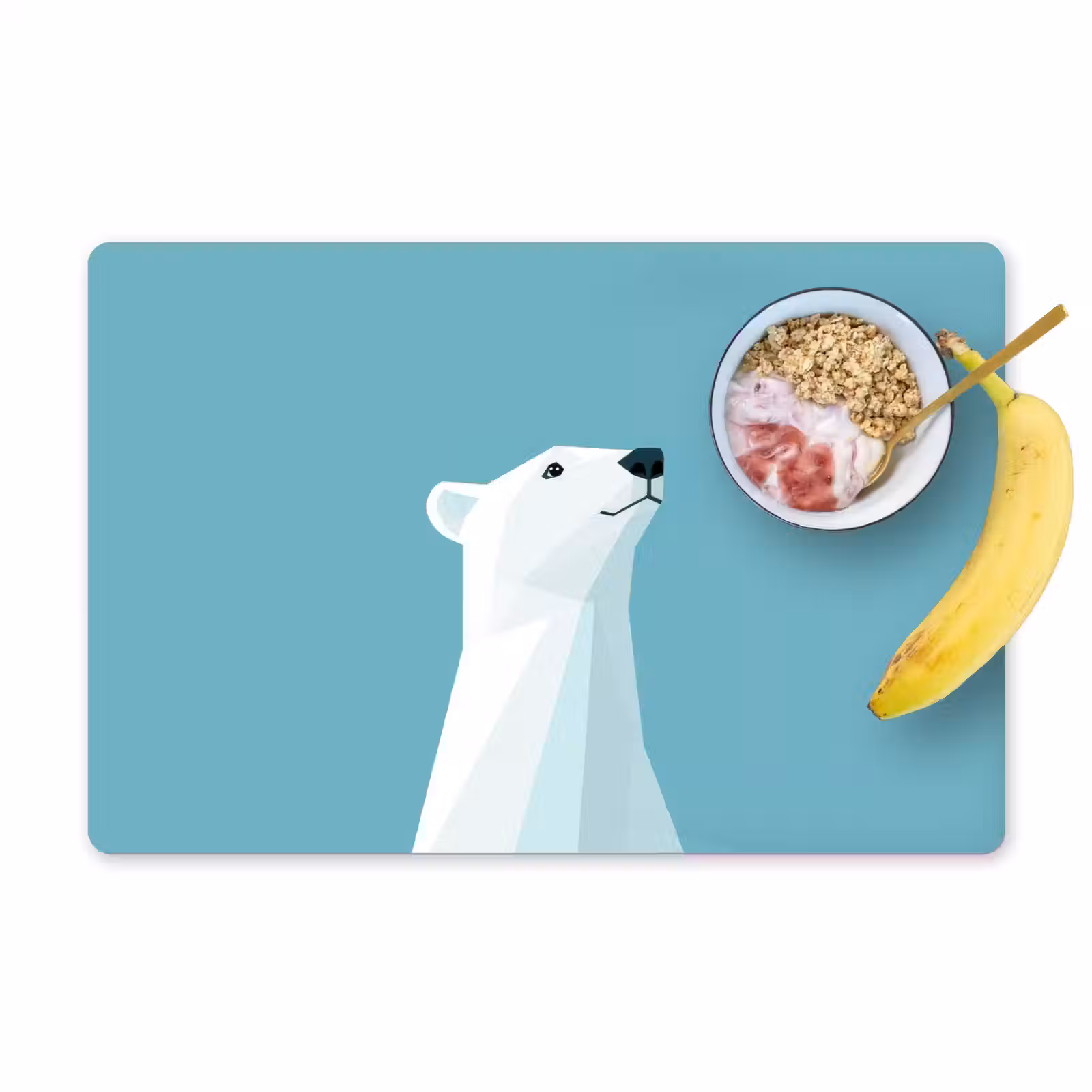 Tischset - Eisbär - Hellblau - Minimalistisch — 1