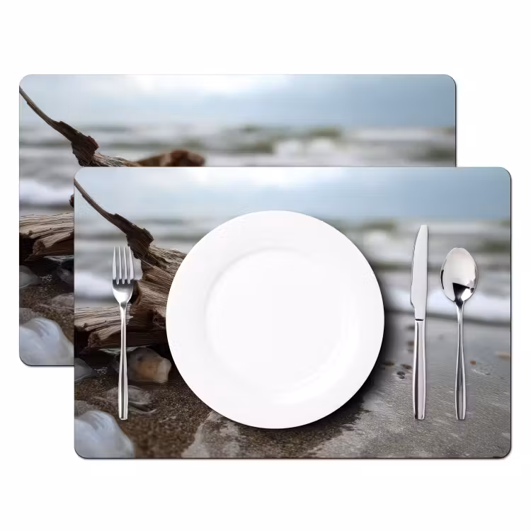 Tischset - Muschel - Strand - Blau - Meer — 2