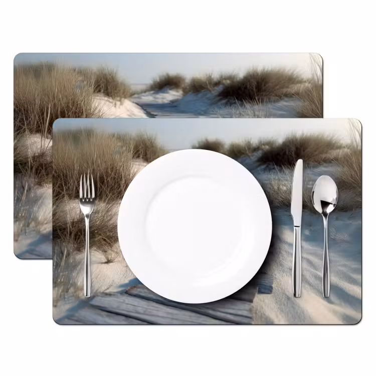 Tischset - Pfad - Regale - Dünen - Gras — 2