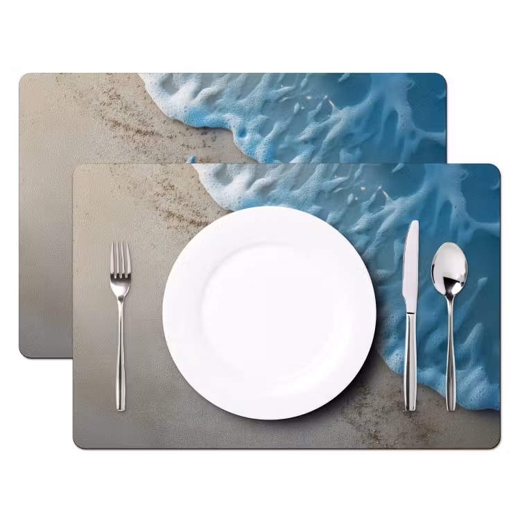 Tischset - Seestern - Sand - Meer - Blau — 2