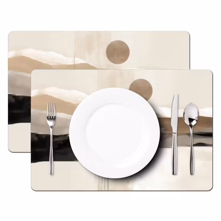 Tischset - Minimalistisch - Landschaft - Dimension — 2