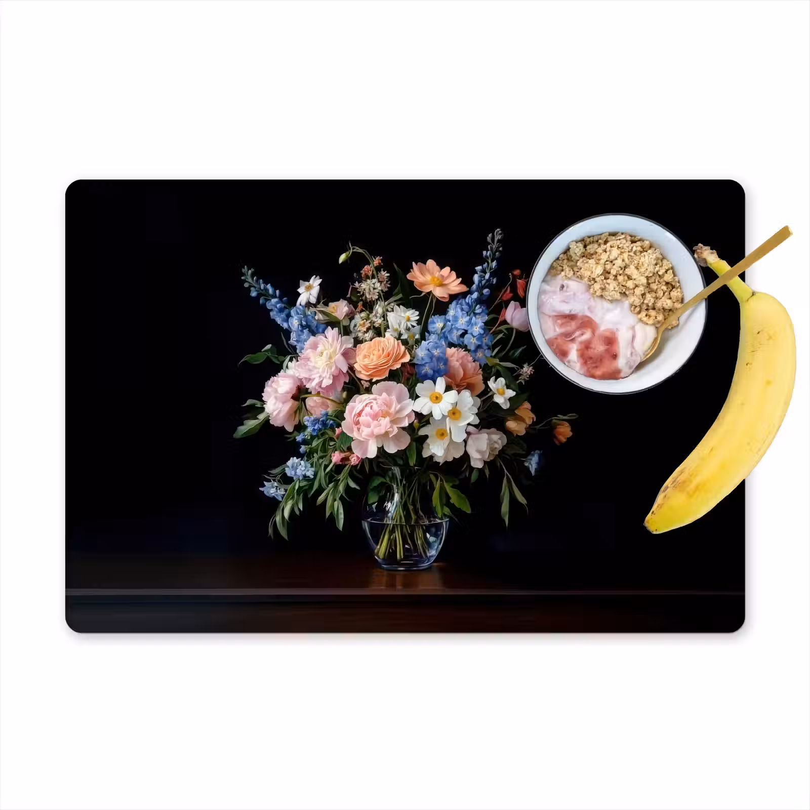 Tischset - Pastell - Blumen - Vase — 1