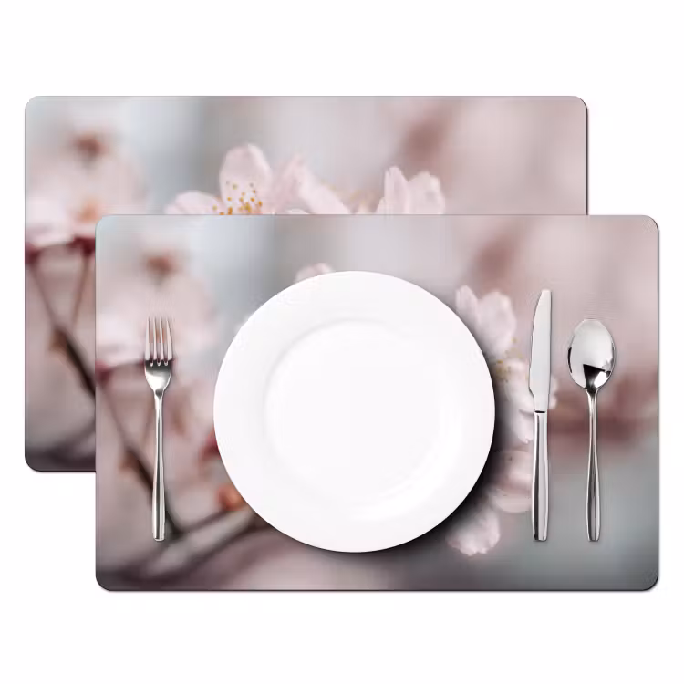 Tischset - Blüten - Staubgefäße - Gelb - Unscharf — 2