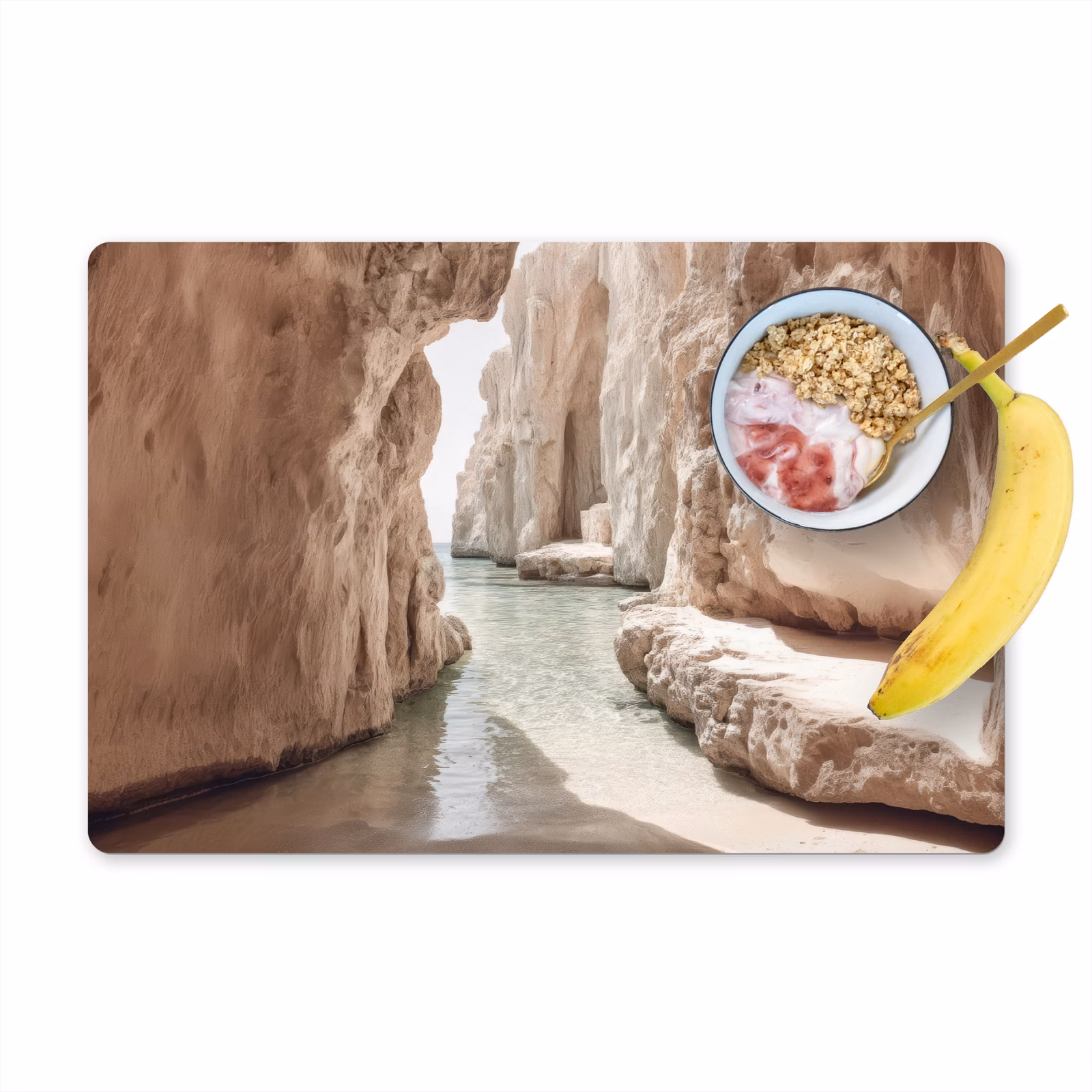 Tischset - Felsen - Meer - Sand - Schlucht — 1