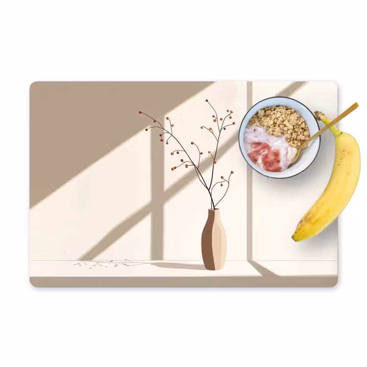 Tischset - Vase - Äste - Beeren - Minimalistisch — 1