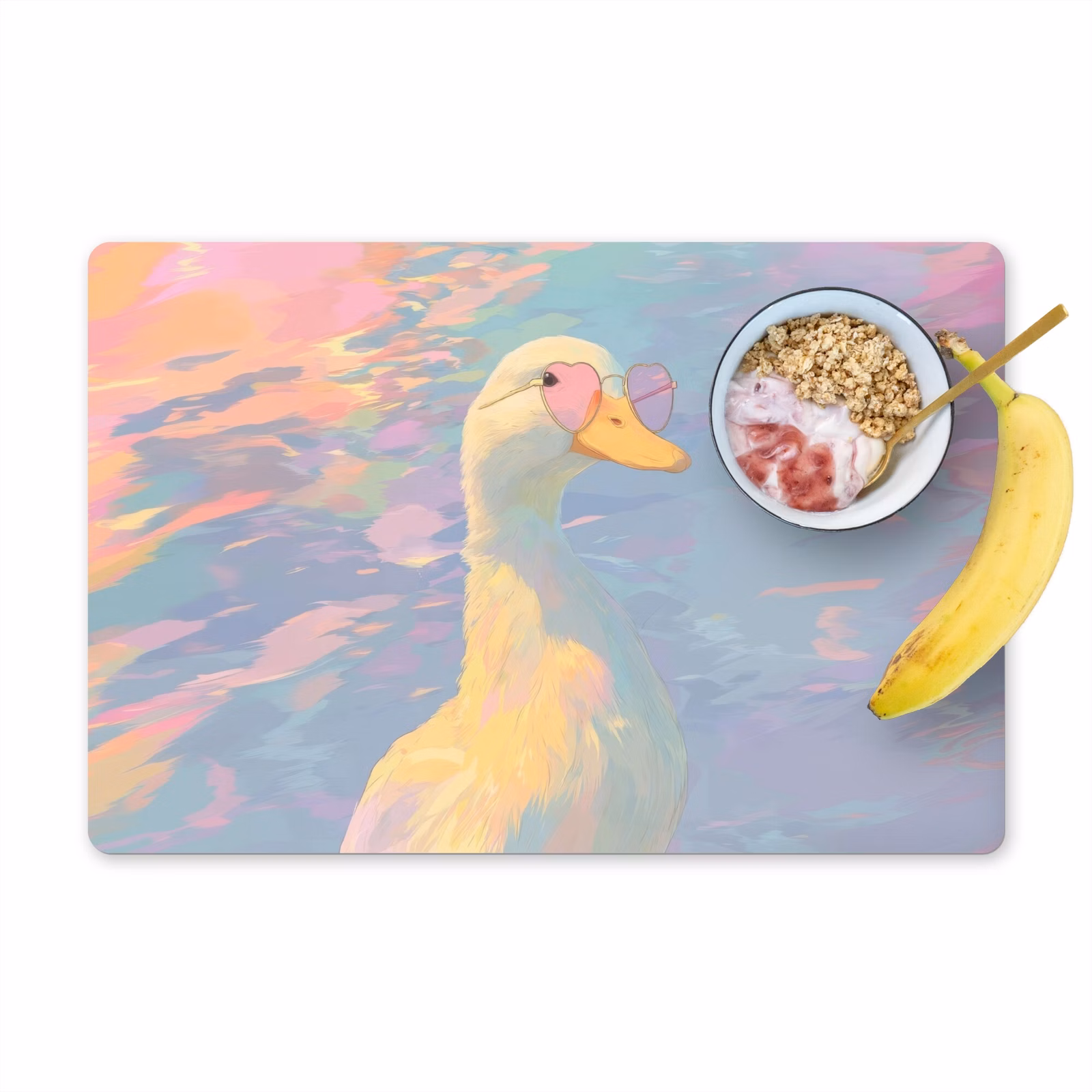 Tischset - Ente - Sonnenbrille - Wasser — 1