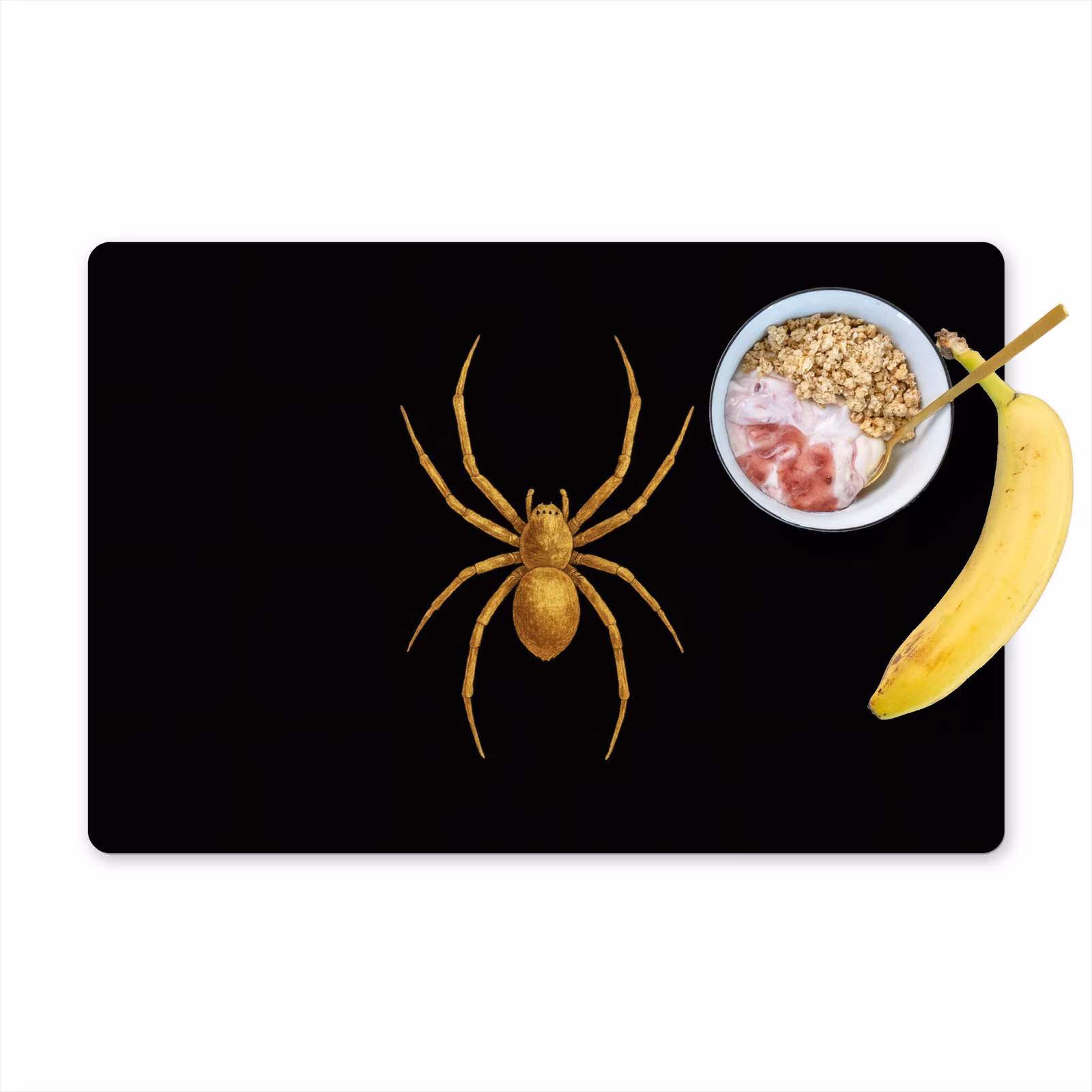 Tischset - Spinne - Gold - Minimalistisch - Beine — 1