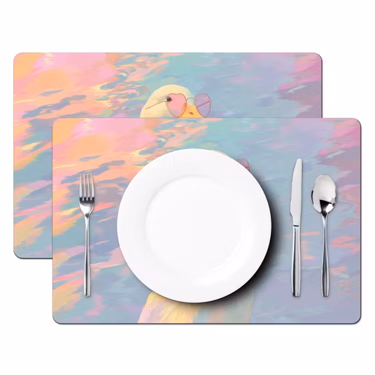 Tischset - Ente - Sonnenbrille - Wasser — 2