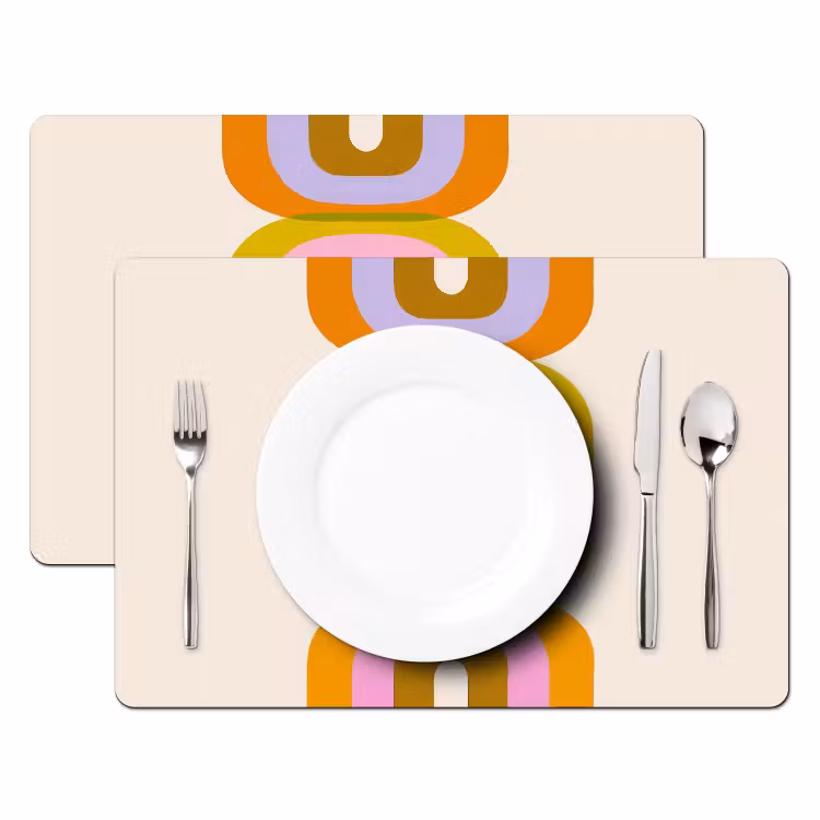 Tischset - Stapeln - Formen - Orange — 2