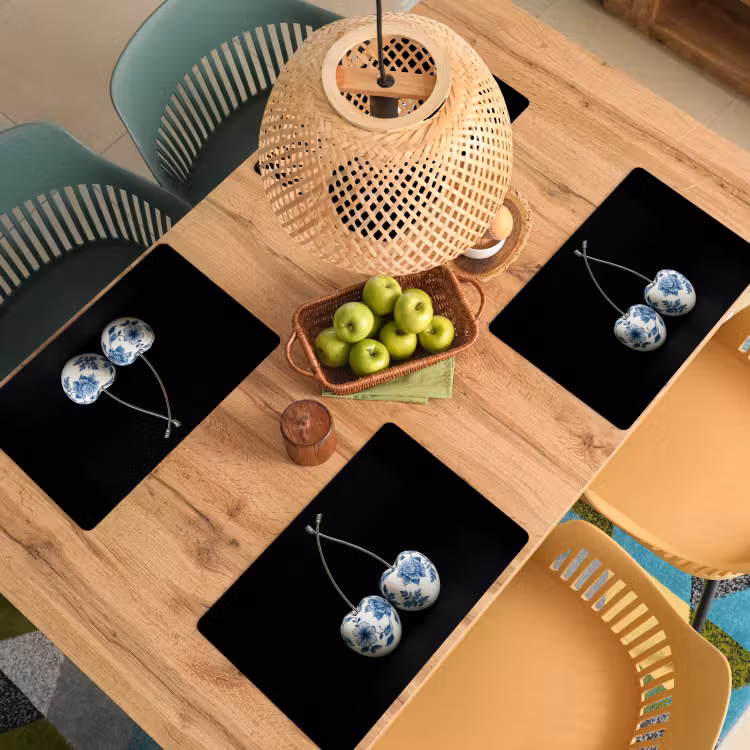 Tischset - Kirschen - Delfter Blau - Obst — 3