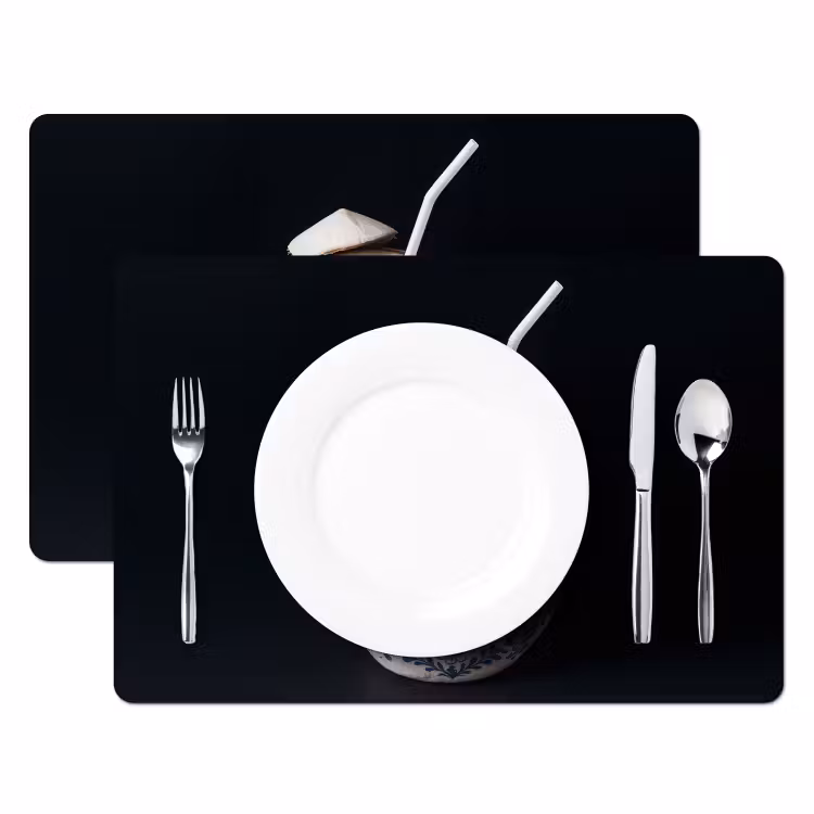 Tischset - Kokosnuss - Lebensmittel - Delfter Blau - Getränk — 2